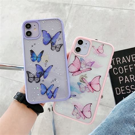 Gimfun Cute Laser Card Butterfly Phone Case for IPhone13 Pro Max 13 13 ...