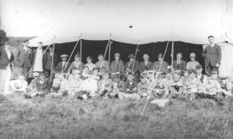 Group During Visitors Day at Boys Brigade Camp at West Maldron Torphins – Works – eMuseum