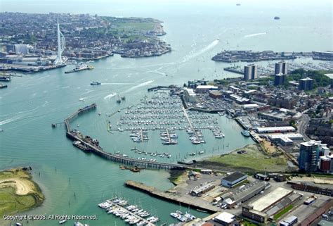 Gosport Marina in Gosport, Hampshire, England, United Kingdom