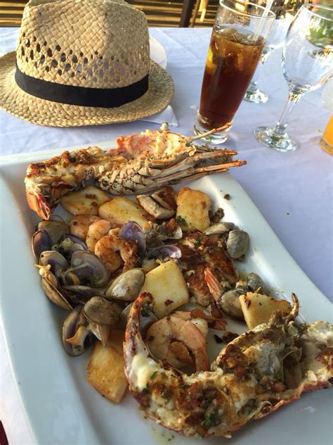 Grilled Seafood Platter at Playa Las Terrenas, Dominican Republic