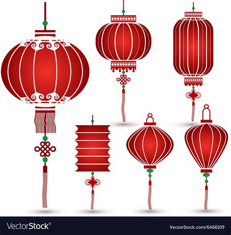 Chinese lantern Royalty Free Vector Image - VectorStock