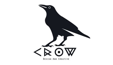 LOGO DESIGN | Crow logo, Raven logo, Animal logo