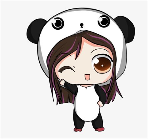 Panda Dibujo Tierno - Imagenes De Pandas Kawaii PNG Image | Transparent ...