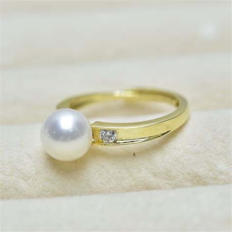 Aliexpress.com : Buy ZHBORUINI Fashion Pearl Ring Round Pearl Jewelry ...