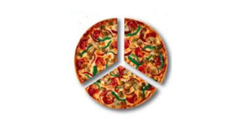 pizza in thirds image real one pizza – Kidscoin