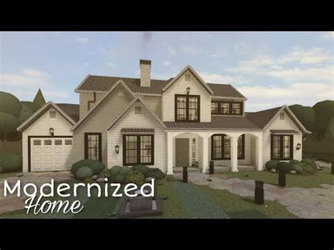 Bloxburg: Modernized Suburban Home | Speedbuild | Part One - YouTube | Modern suburban house ...