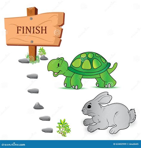 Clipart Hare And Tortoise Race