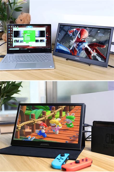 Portable Monitor hdmi touch screen 13.3 inch 2K PC PS4 Xbox 360 1080P IPS HD LCD LED Display for ...