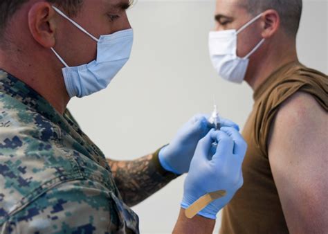 DVIDS - Images - Naval Medical Center Camp Lejeune's leadership receive their flu vaccine [Image ...