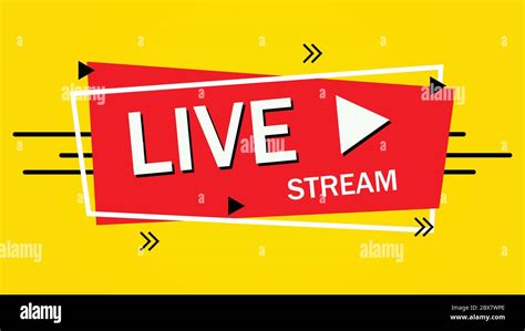 Live streaming logo banner - vector design.button icon live streaming ...