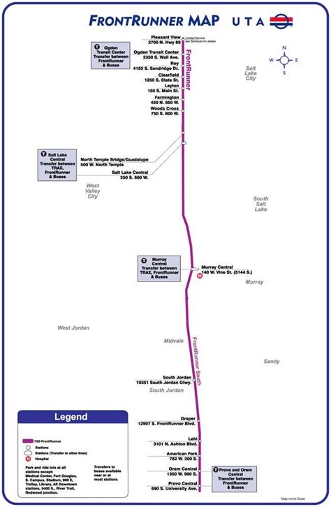 Salt Lake City UTA TRAX and FrontRunner: now... - Transit Maps