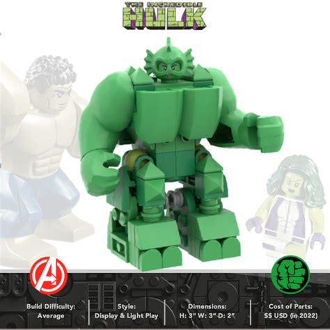 LEGO MOC Abomination from Hulk in MARVEL Comics by Dream Build Bricks | Rebrickable - Build with ...