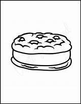 Ice Cream Sandwich Coloring Pages sketch template