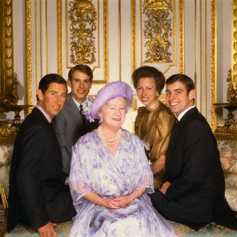 1985 - Prince Charles, Prince Edward, Princess Anne, and Prince Andrew ...