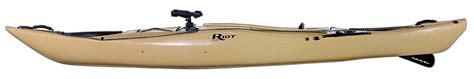 Riot Kayaks Enduro 12 Angler Flatwater Fishing Kayak - side view ...