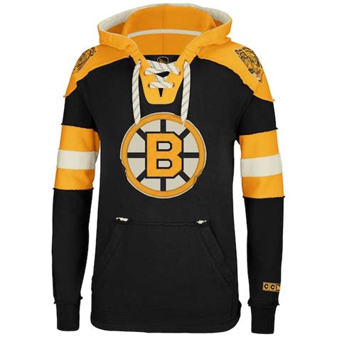 Men's Boston Bruins Reebok Black Pullover Hoodie - Shop.NHL.com