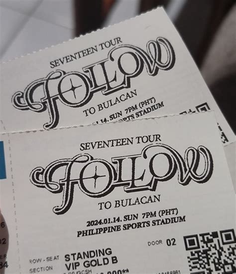 SEVENTEEN TOUR 'FOLLOW' TO BULACAN, Tickets & Vouchers, Event Tickets ...