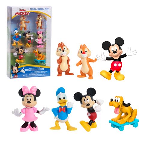 Disney Junior Mickey Mouse 7-Piece Figure Set, Kids Toys for Ages 3 up ...