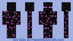 Enderman with particles Minecraft Skin