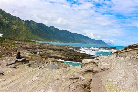 Shitiping, on Taiwan's beautiful East Coast in Hualien County. These ...