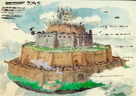 "Laputa: Castle In The Sky" Concept drawing. | Laputa | Pinterest | The o'jays, Blog and Castle ...