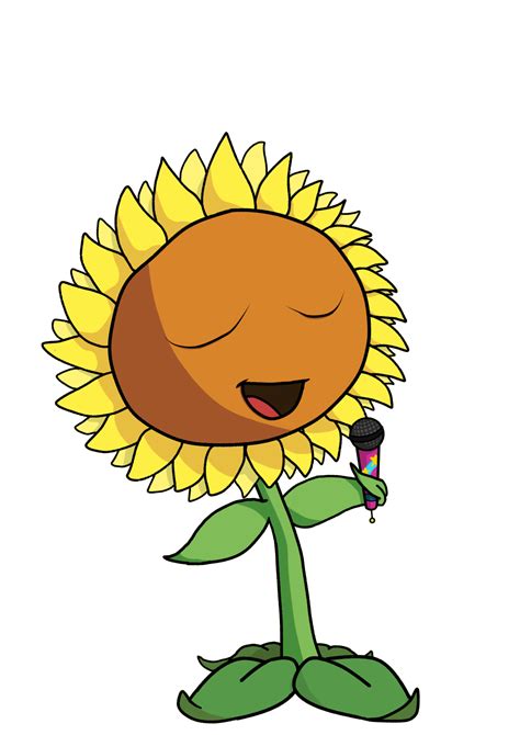 A happy singing sunflower to celebrate the 12th birthday of Plants vs Zombies. Happy Birthday ...