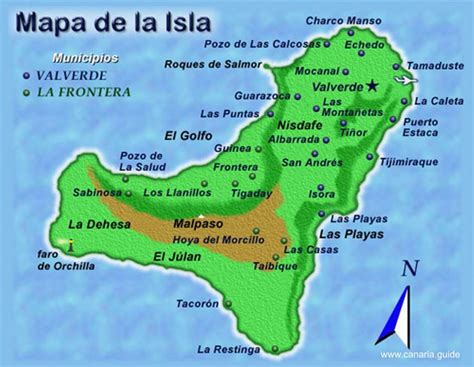 el-hierro-mapa - CANARIA GUIDE