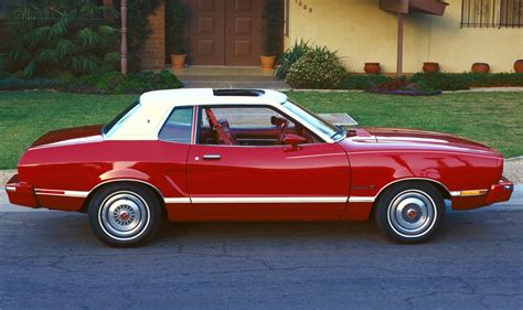 Dark Red 1974 Ford Mustang II Ghia Coupe