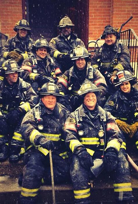 Chicago Fire: The Firehouse 51 gang braving the elements. | Shared by ...