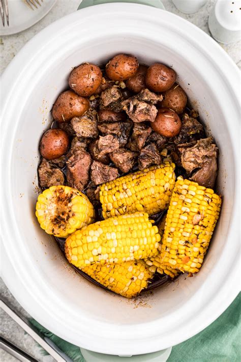 Slow Cooker Steak, Potatoes, and Corn - The Magical Slow Cooker