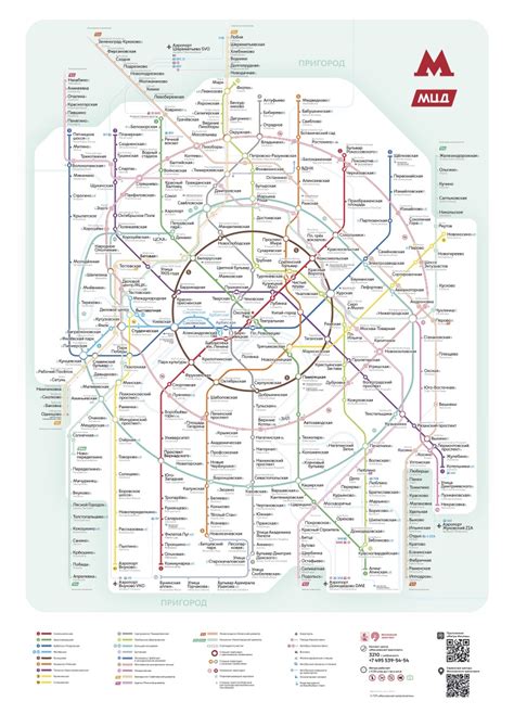 Moscow Metropolitan -- Metro map