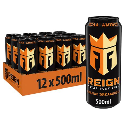 Reign Orange Dreamsicle 12 x 500ml Cans | Your Coca Cola UK