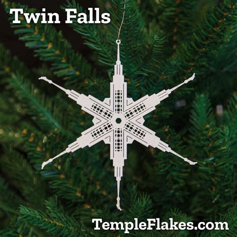 Twin Falls Idaho Temple Christmas Ornament – TempleFlakes