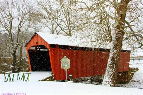 Simpson Creek Covered Bridge, Bridgeport WV by FD Fauliner | Covered ...