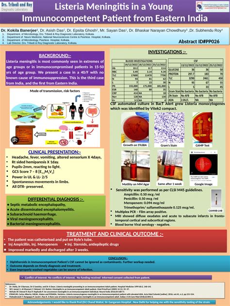 (PDF) Listeria Meningitis in a Young Immunocompetent Patient from ...