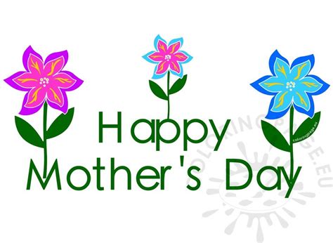 Flower Mothers Day | Coloring Page