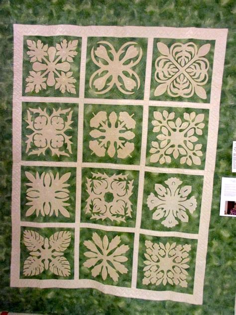 Green Hawaiian Handmade Quilt — Made Just For U