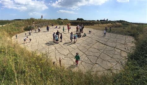 Spyway Dinosaur Footprints - Historic Site in Swanage, Purbeck - Science and Heritage