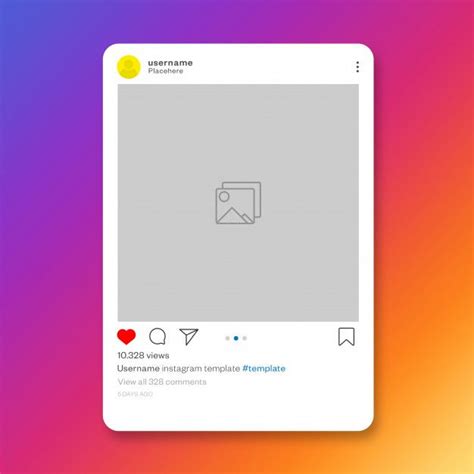 Free PSD | Social media instagram post template | Instagram mockup, Instagram post template ...