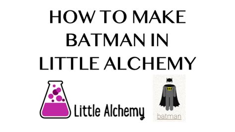 How to make Batman in Little Alchemy - HowRepublic