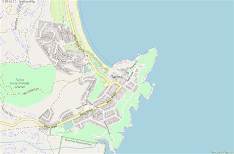 Tathra Map Australia Latitude & Longitude: Free Maps