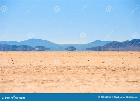 Mirage in the Death Valley stock photo. Image of summer - 36262256