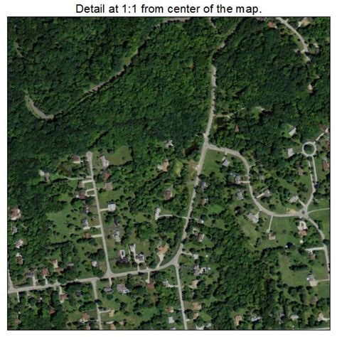 Aerial Photography Map of Walton Hills, OH Ohio