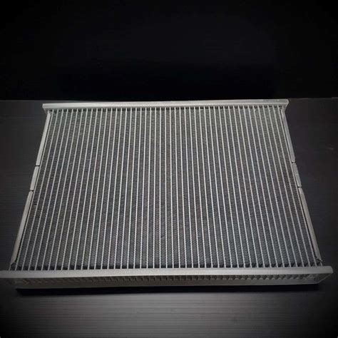 Aluminium water cooled radiator core, weldable, dimensions of the ...