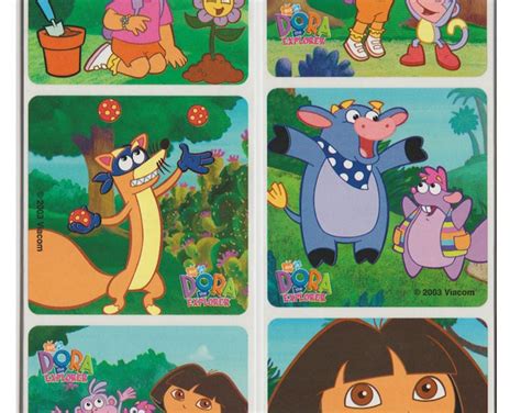 25 Dora the Explorer Stickers, 2.5 X 2.5 Each - Etsy