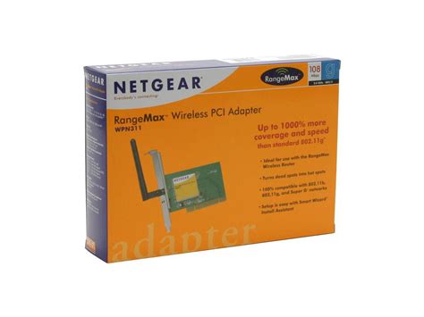 NETGEAR WPN311 PCI RangeMax Wireless Adapter - Newegg.com