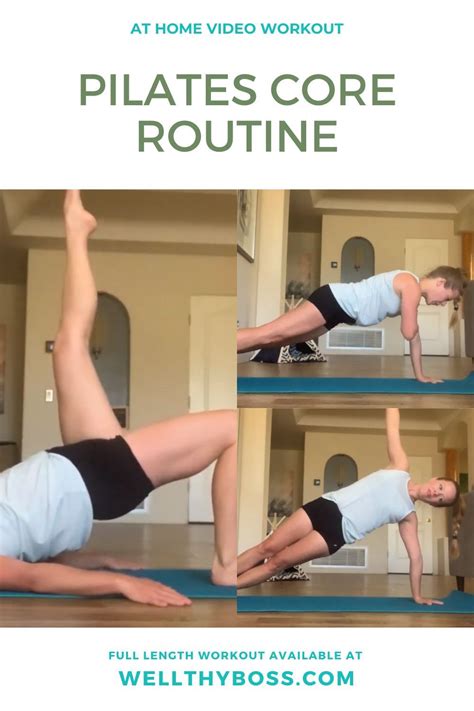 This Pilates core workout uses core strengthening exercises from mat ...