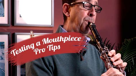 Testing Clarinet Mouthpieces | Pro Tips from Nick Carpenter - YouTube