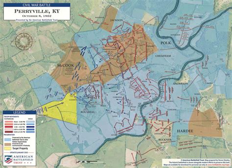 Perryville | Oct 8, 1862 (Satellite Map) | American Battlefield Trust