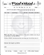 FREE Printable Food Diary Template